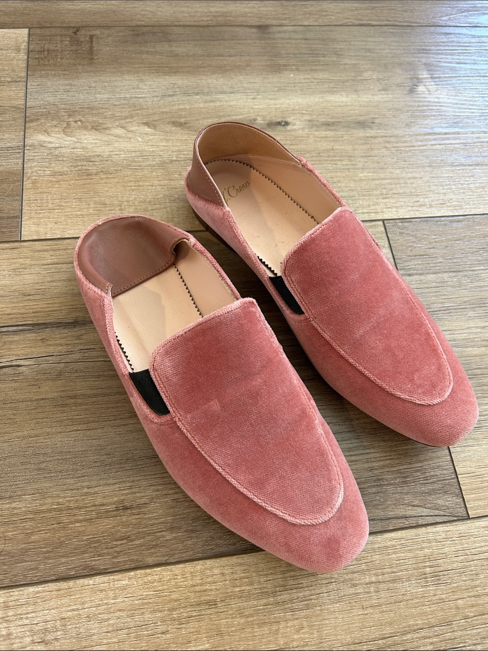 J. Crew womens pink Suede Slip-On Loafers in Dusty Rose 8.5